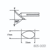 P805-00S1 Tacking iron tip