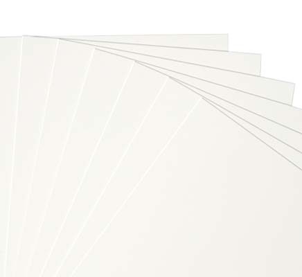 Archival Buffered Board - White 0.5mm