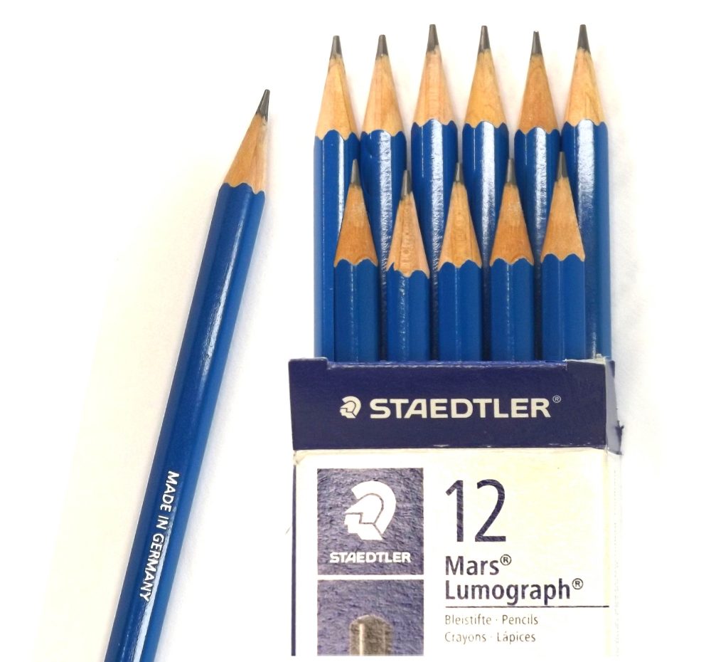 Staedtler Mars Lumograph Drawing Pencils 12Pk