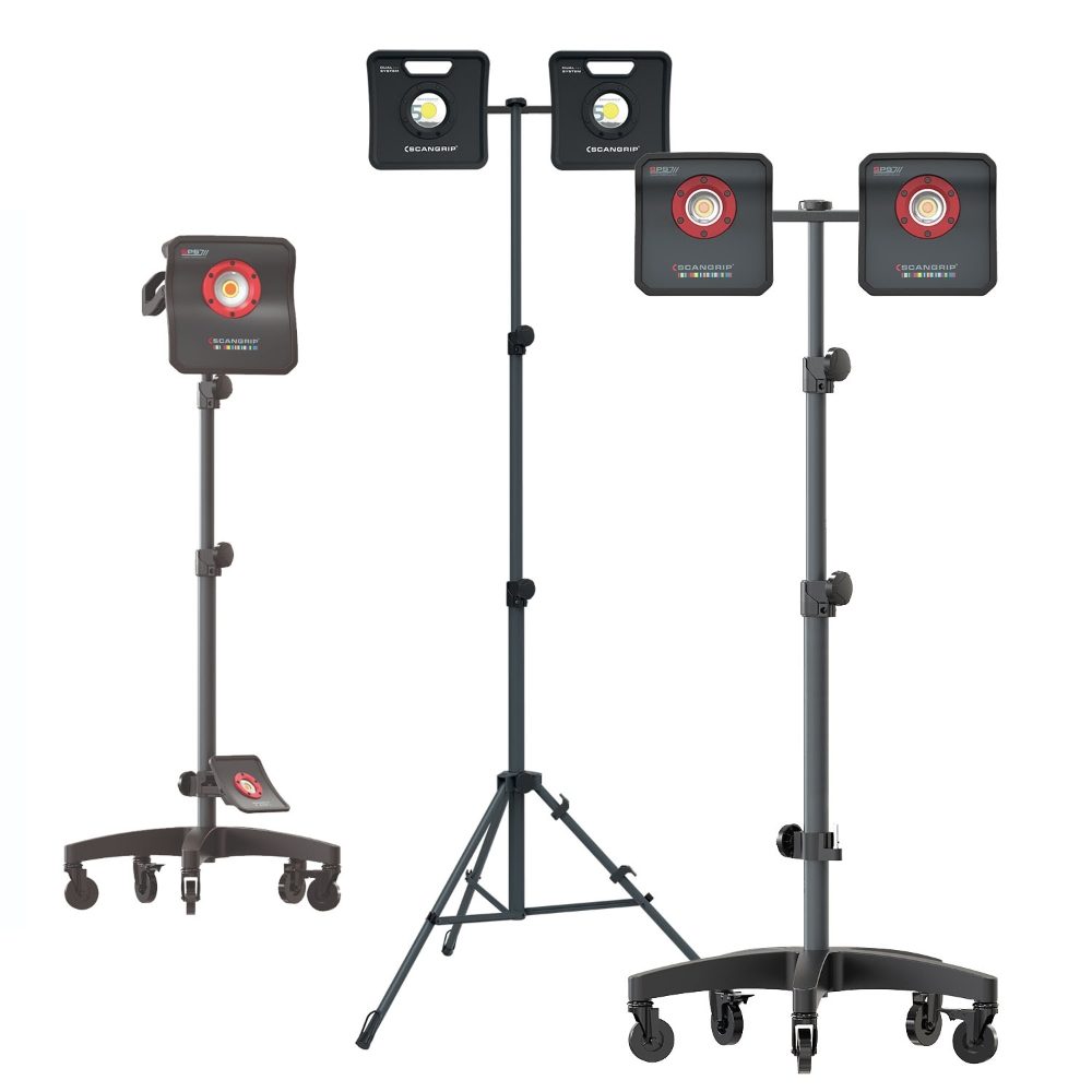 Scangrip lighting stands - Preservation Equipment Ltd