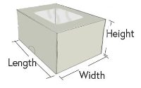 Display box dimensions