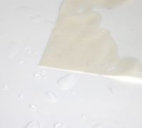 Blotting paper with water