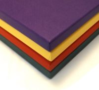 Coloured print boxes corners