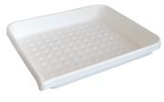 Dimpled cleaning tray