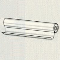 Silicone coated polyester roll