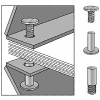 Scrapbook post binding screws