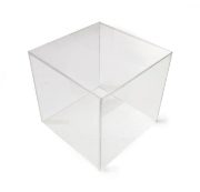 Clear display cube