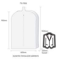 712-7004 - Bulky Jacket Cover / Gusseted 