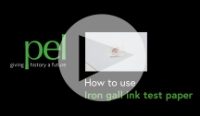 Iron Gall Ink Test Paper 