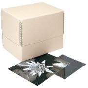 799-0455 etc Negative Print Clamshell Lid Box