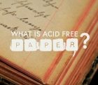 What is acid free paper?