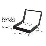 Portfolio Box 435 L x 311 W x 63mm H (17"x12") fits A3