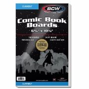 Comic book boards for current and modern comic storage