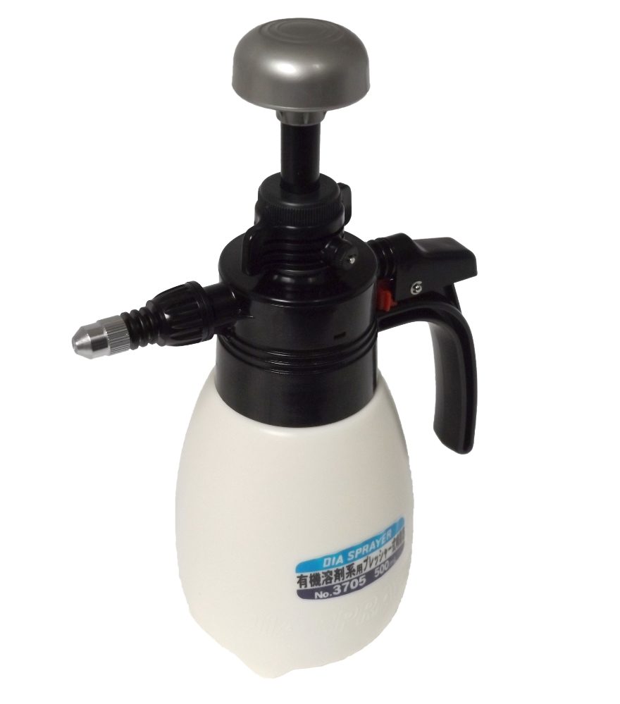 Solvent Pressure Sprayer capable of distributing a fine jet of liquid -  Preservation Equipment Ltd