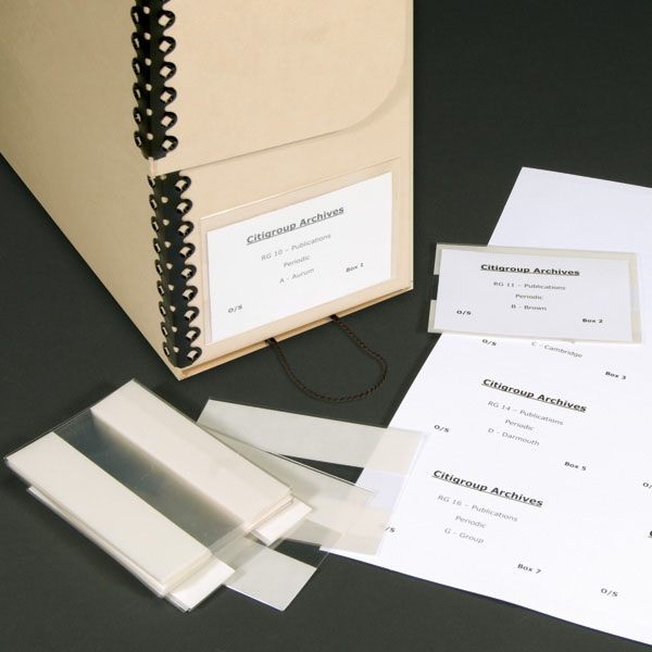 Archival Box Labelling System
