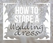 How to store a wedding dress
