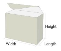 Archive filing box dimensions