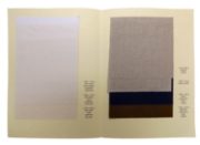 Archival linen sample book