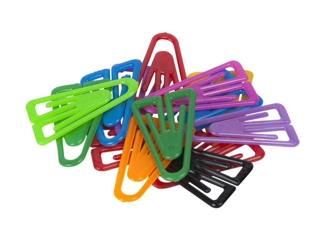 Plastic paper clips - Plastiklips - Preservation Equipment Ltd