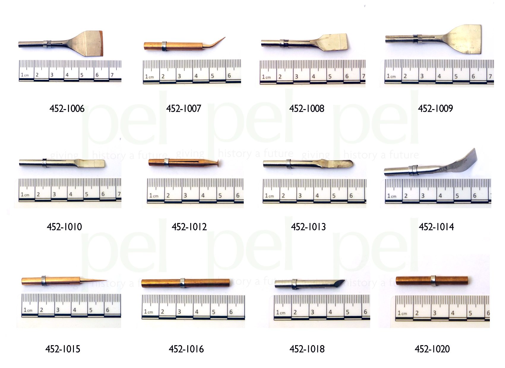 Precision temperature iron tips